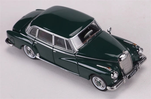 GFCC Mercedes Benz 300D 1959 classic car British Green LHD 1:64 car Pre-built Model view2