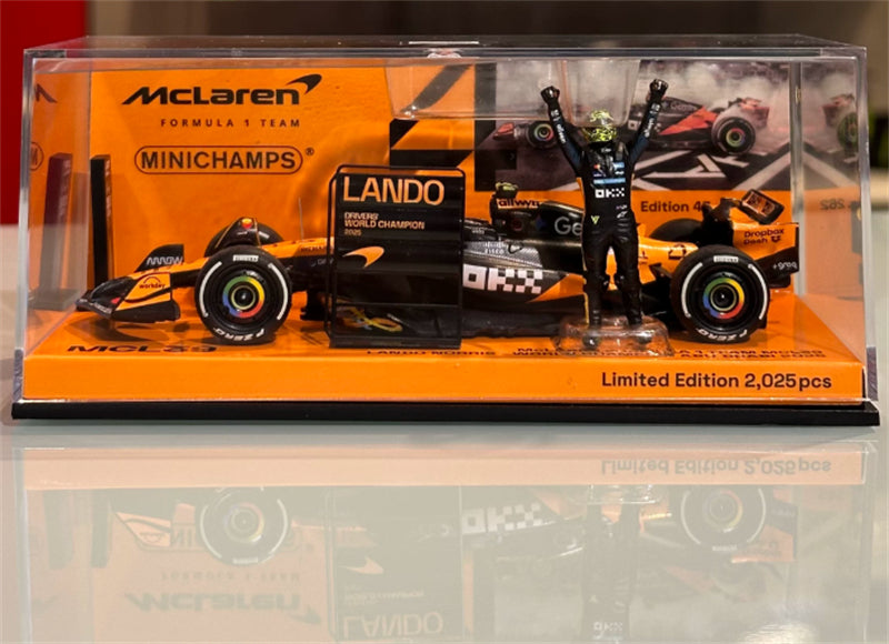 1:43 McLaren MCL39 Norris Winner Abu Dhabi 2025  MINICHAMPS Limited Edition 2025PCS ONLY Resin Model