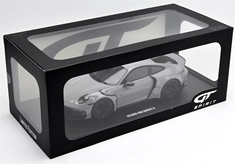 1:18 PORSCHE 911 BRABUS 900 ROCKET-R  Grey  GT SPIRIT No display box Limited Edition Resin Car Model