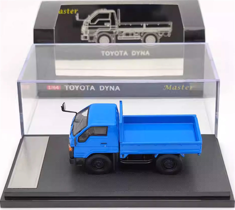 Master Toyota DYNA light truck Blue right hand drive 1:64 Truck Pre-built Airliner Model Display view9