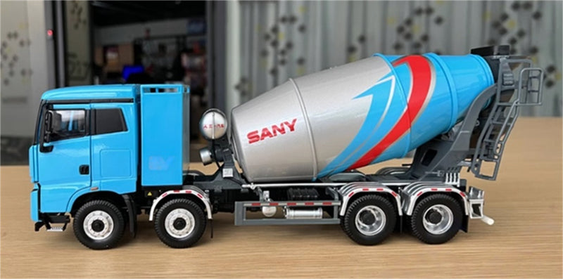SANY EV new energy concrete mixer truck 1:35 Truck Pre-built Model