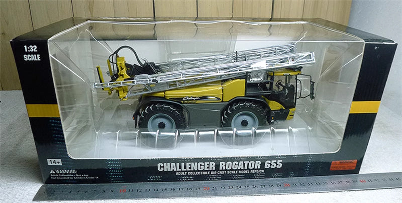 NORSCOT Challenger Rogator 655 New Spray Machine Agricultural Vehicle Yellow 1:32 Truck Pre-built Model