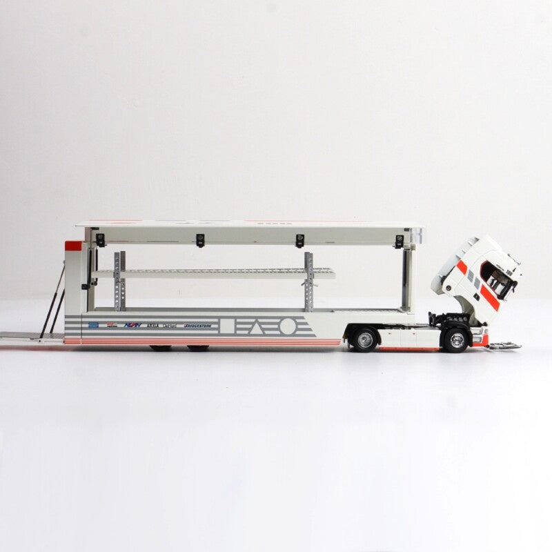 1:64 Scania S730 Honda Primo Chu Guang 100 Coating Red/White MAXWELL DIECAST Model