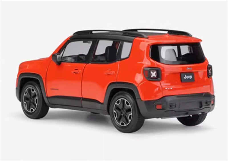 1:24 Jeep Renegade trailhawk  Orange  WELLY  DIECAST Car Model