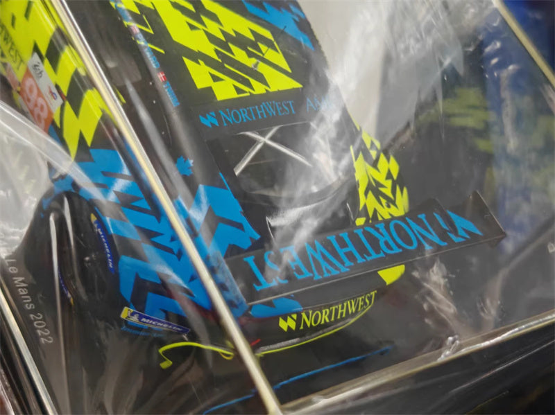 spark ASTON MARTIN - VANTAGE AMR NORTHWEST AMR - 3rd LMGTE AM 24H LE MANS 2022 #98 P.DALLA LANA - D.PITTARD - N.THIIM Michelin 1:18 Car Pre-built Model view8