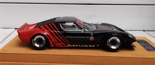 Lamborghini miura Vintage car black 1/18car Pre-a Model