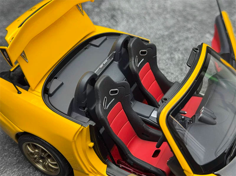 1:18 Honda S2000 MUGEN  Indy Yellow Pearl MOTORHELIX Limited Edition 399PCS ONLY DIECAST Model