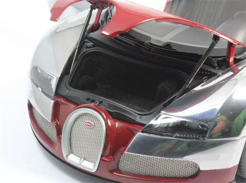 AUTOART Bugatti Veyron Ledition Centenaire Racing Red Silver Plated 1/18 DIECAST car