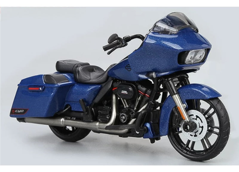 1:18 Harley-Davidson Glide CVO 2022 Deep Blue  Maisto  Diecast Motorcycle Model