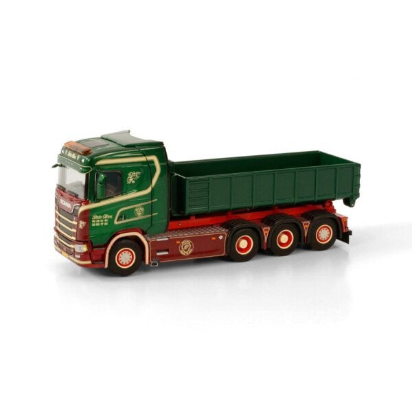 1:50 SCANIA BRDR.OLSEN S CS20N HOOKLIFT SYSTEM + HOOKLIFT CONTAINER WSI   DIECAST Model