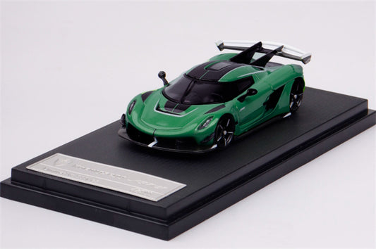 HKM & BSC Koenigsegg jesko supercar Green Limited Edition 1:64 Car Pre-built Model view1