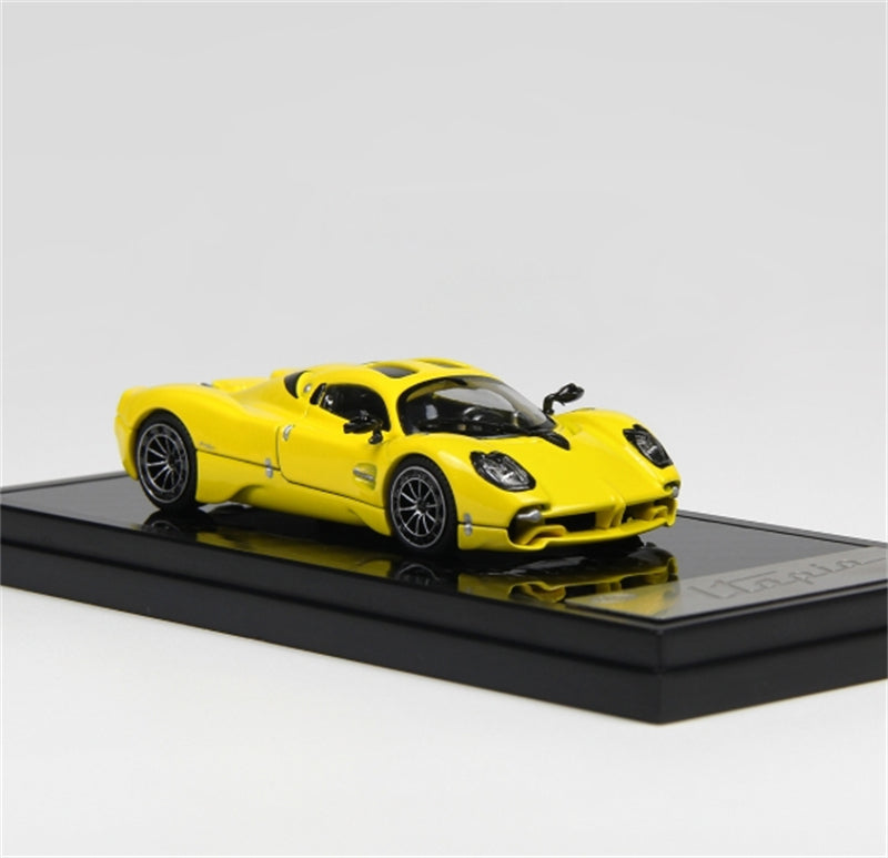 LCD-MODELS Pagani Utopia Super Cars Coupe Yellow 1:64 car Pre-built Model view5