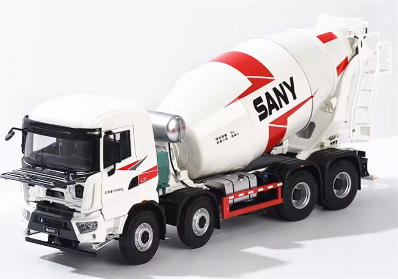 1:24 8x4 Concrete Mixer Truck SANY DIECAST Model