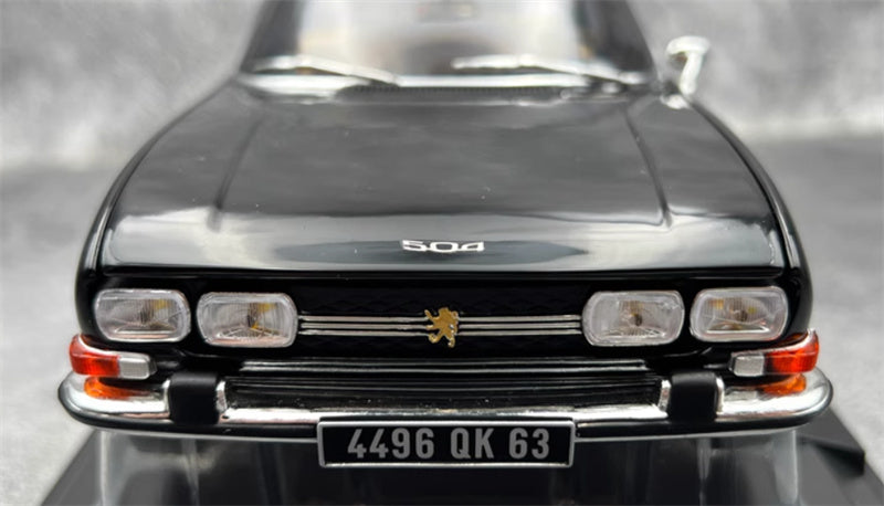 NOREV Peugeot 504 Coupe hardtop black 1972 1:18 Car Pre-built Model view7