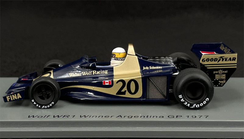 Wolf WR1 #20 Winner Argentina GP 1977 JODY 1:43 Pre-built Model view3
