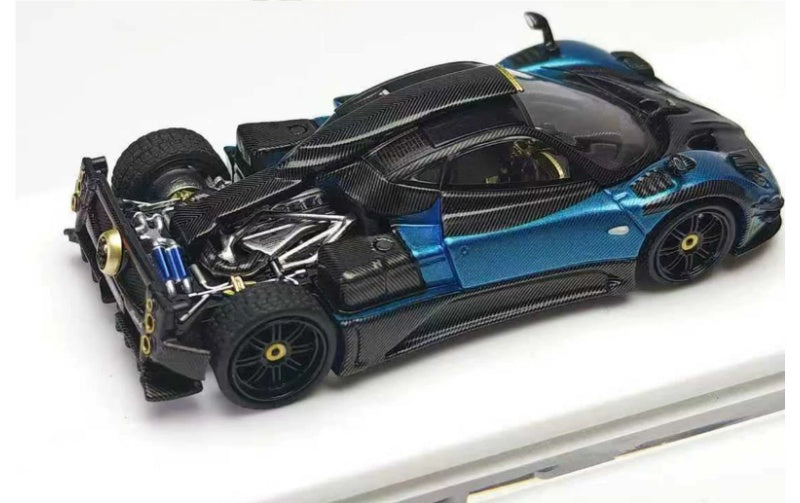 1:64 Pagani Zonda 760 MY  Blue Rhino Model  Hardtop Edition DIECAST Model