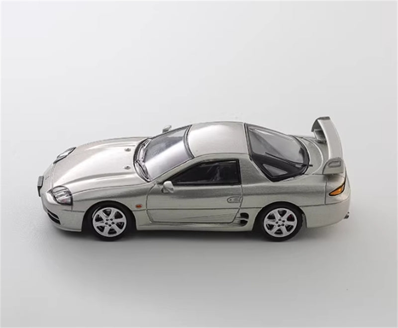 GAGHI MODELS Mitsubishi 3000GT GTO 1998 Silver 1:64 Car Pre-built Model