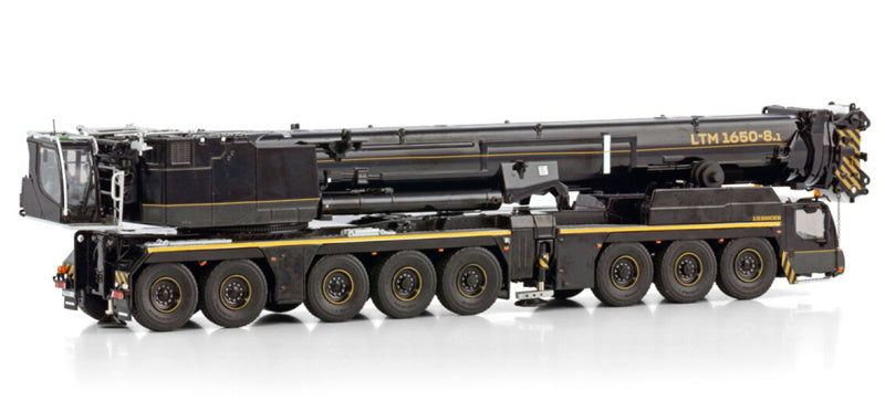 WSI  LIEBHERR LTM 1650-8.1 Crane BLACK/GOLD EDITION Premium Line 1:50 DIECAST Truck Lorry