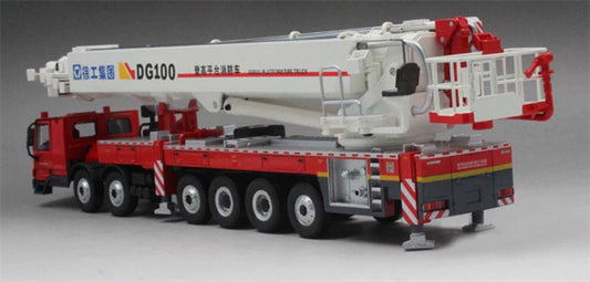 1:50 Mercedes-Benz  DG100 XCMG  Red White Diecast Model