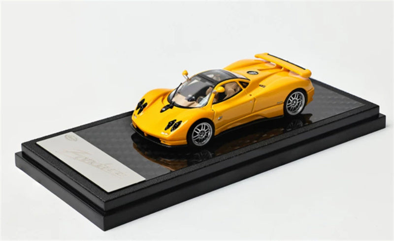 1:64 Pagani Zonda C12 Yellow LCD MODELS DIECAST Model