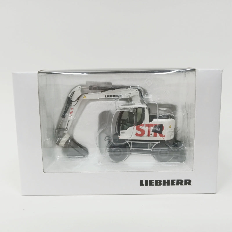 NZG Liebherr A918 Compact Strabag Wheeled Excavator 1:50 Truck Pre-built Model