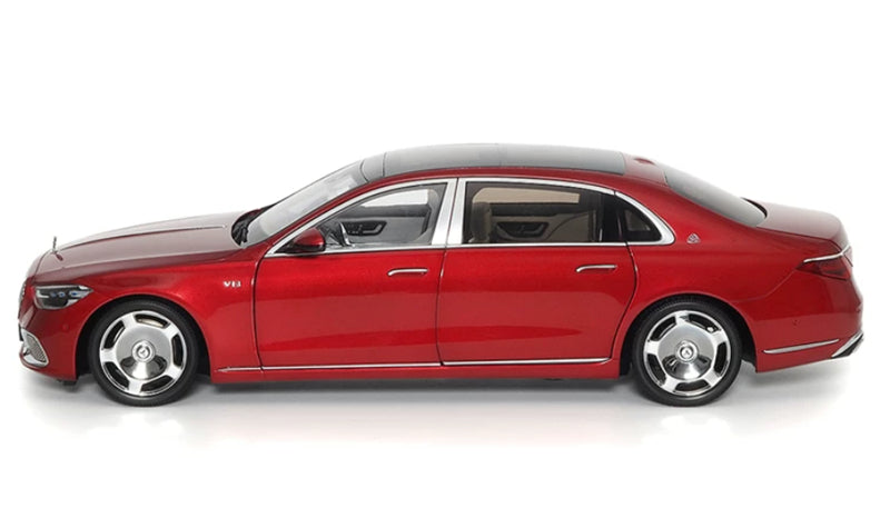 1:18 Mercedes Maybach S680 2021 Lava Red Almost Real  DIECAST Model