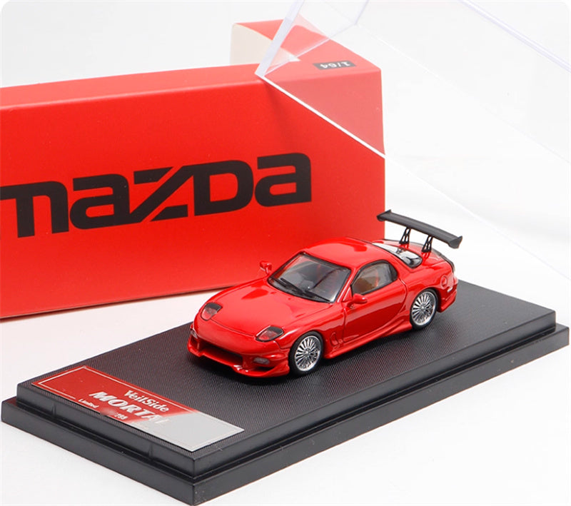 Mortal Mazda RX7 Veilside Limited Edition red 1:64 Car Pre-built Model view8