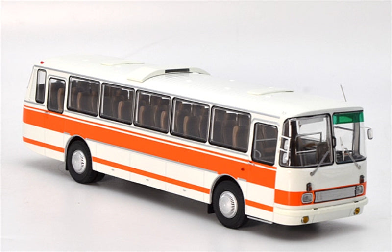 Demprice LIAZ 699 Russian Bus Orange - white 1:43 Bus Pre-built Model view4