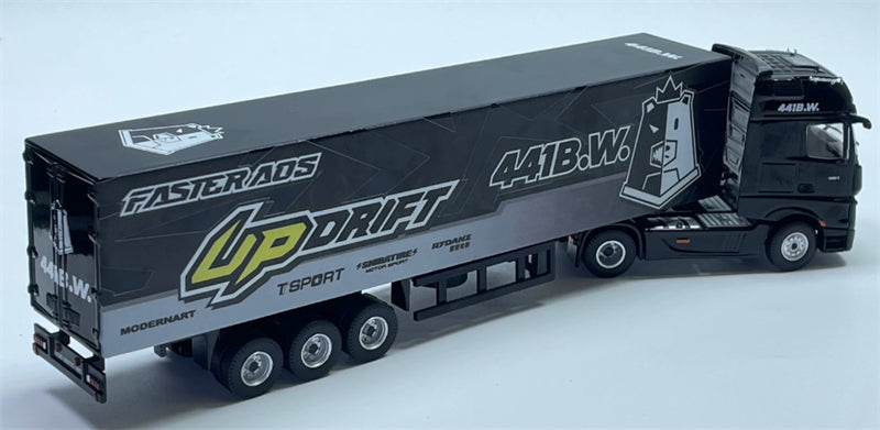 1:64 Mercedes-Benz Actros Drifting Bear ModernArt x 441B.W DIECAST Trailer & Tractor Model