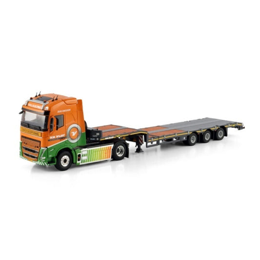 1:50 VOLVO VAN DER VLIST GROOT FH5 4X2 SEMI LOW LOADER 3 AXLE WSI   Diecast Model