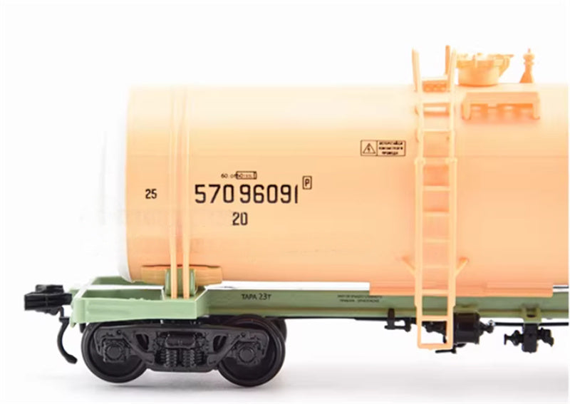 Modimio Soviet 15-C863 Railway Gasoline Lubricating Oil Freight Tank 1:87 Truck Pre-built Airliner Model Display view4