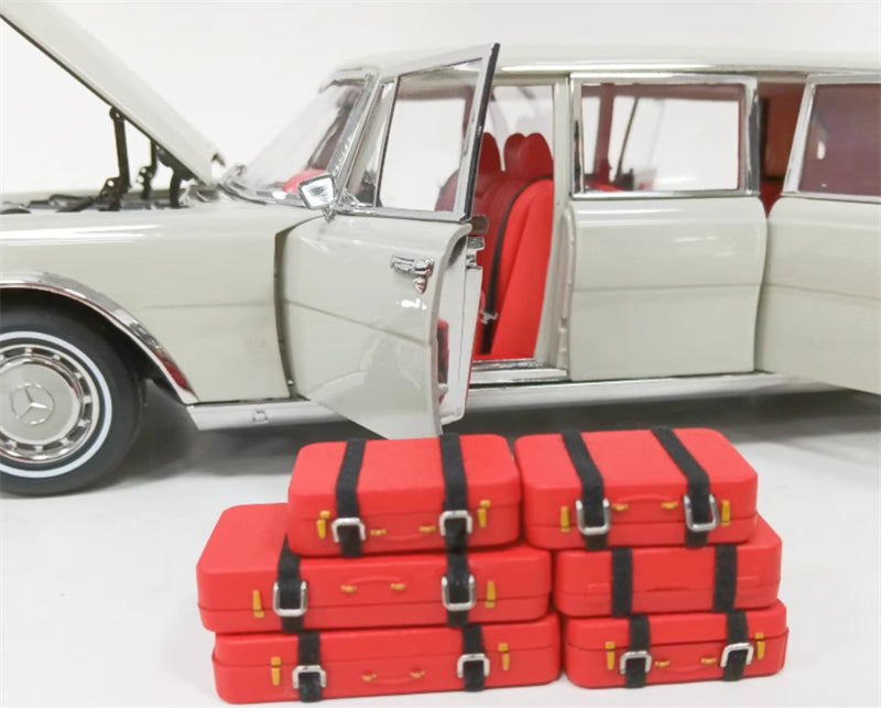 NZG Mercedes Benz S600 Pullman W100 Grey White 1:18 Car Pre-built Model