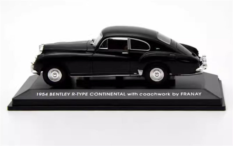 Road Signature 1954 Bentley R-TYPE Continental with Coachwork by Franay black 1:43 Car Pre-built Model view3