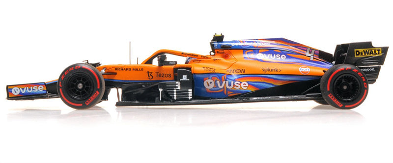 MINICHAMPS MCLAREN MCL35M ABU DHABI GP 2021 LTD 768PCS 1:43 Car Model view5