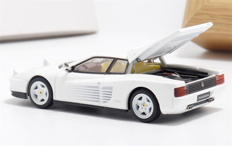 XF MODEL Ferrari Testarossa F110 supercar White 1:64 Car Pre-built Model view4