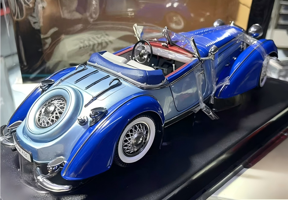 1:18 Horch 855 1939 Blue  Sun Star Special Roadster DIECAST car Model