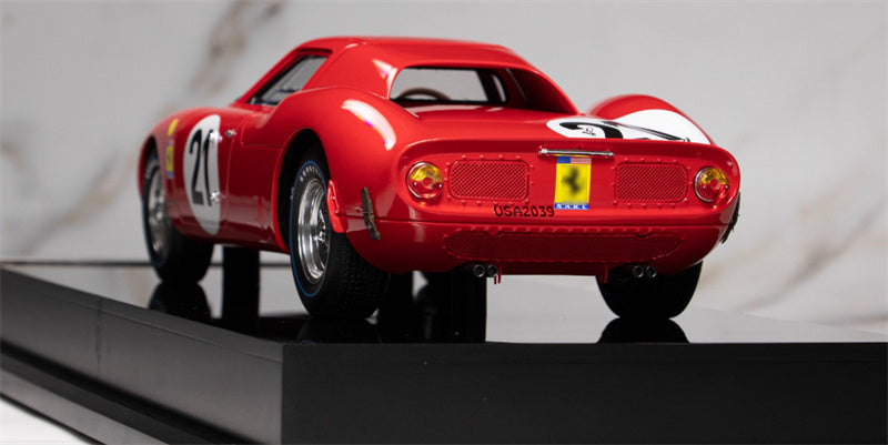 1:18 Ferrari 250 LM red Amalgam #21 Resin Car Model view5
