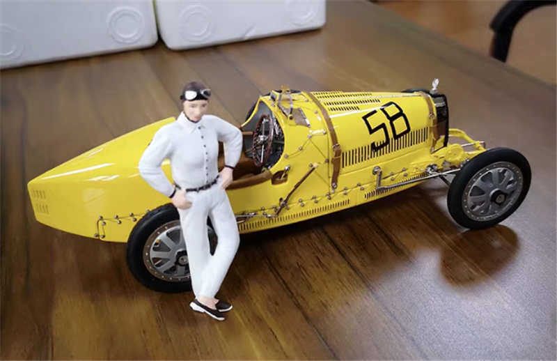 CMC Bugatti Type 35 Grand Prix #58 yellow 1/18car Pre-built Model