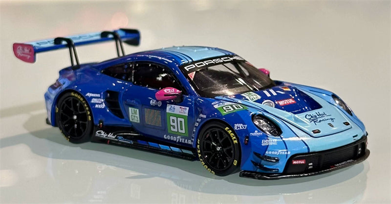 1:64 Porsche 991 GT3 R 2025 LeMans 24H Trends Hobby #90 DIECAST Civil Car Model