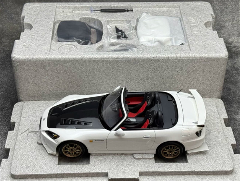 1:18 Honda S2000 MUGEN  White Pearl MOTORHELIX Limited Edition 299PCS ONLY DIECAST Model