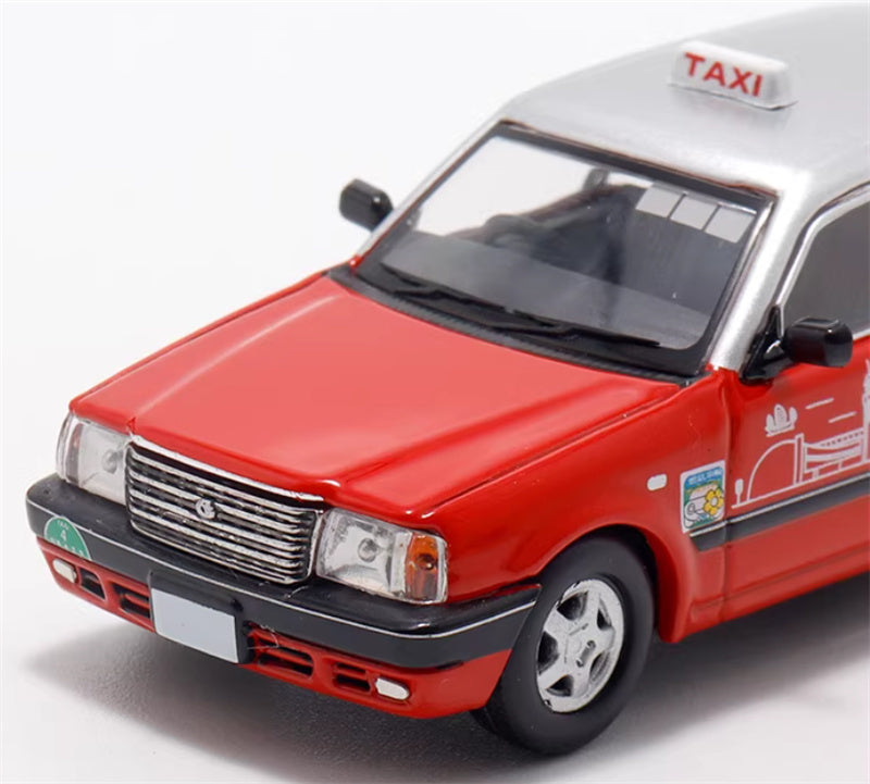 LMLF MODEL Toyota Crown Comfort Hong Kong Kowloon Taxi Red 1:64 Car Pre-built Model view9