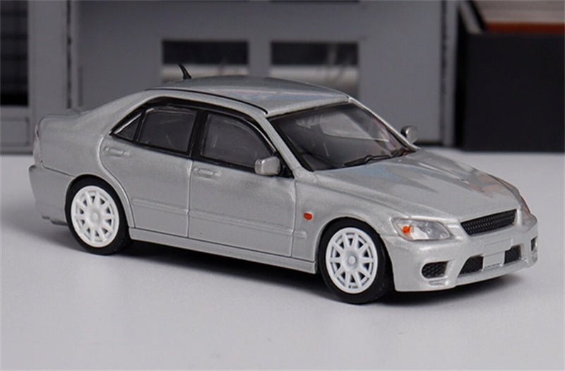 BBS Toyota Altezza RS200 SXE10 Silver Limited Edition 499pcs ONLY 1:64 Car Pre-built Model