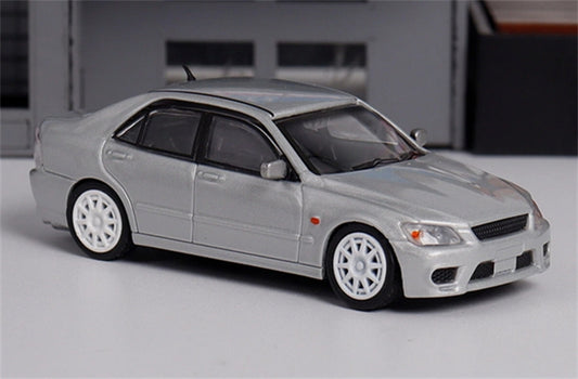 BBS Toyota Altezza RS200 SXE10 Silver Limited Edition 499pcs ONLY 1:64 Car Pre-built Model