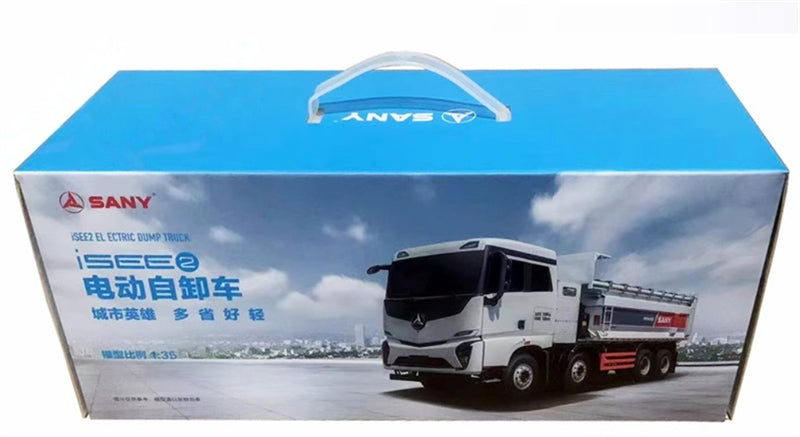 SANY EV new energy electric dump truck charging version 1:35 Truck Pre-built Model