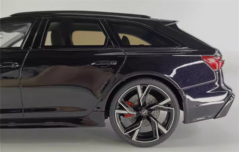 1:18 Audi ABT RS6 AVANT C8  purplish black  GT SPIRIT W/ roof box Limited Edition 888PCS ONLY Resin Car Model