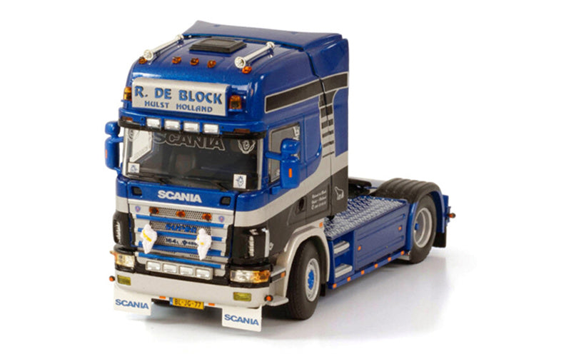 WSI SCANIA R4 TOPLINE 4X2 ROLAND DE BLOCK 1:50 Truck Pre-built Model