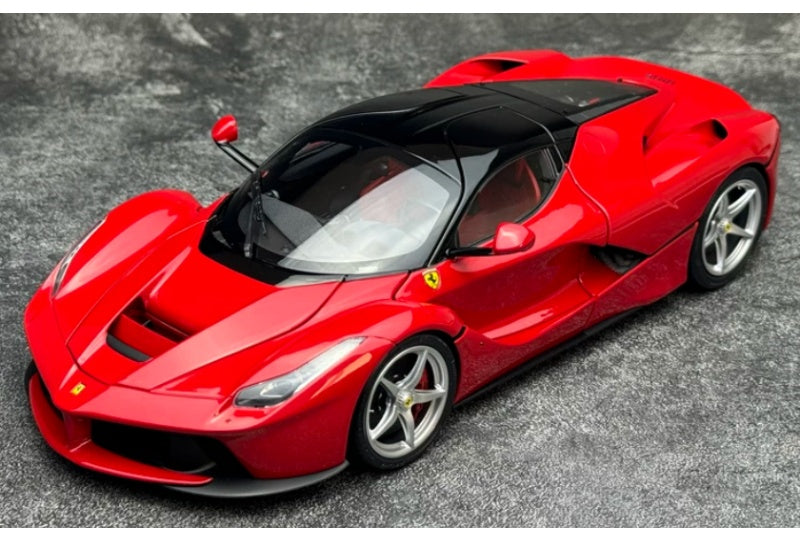 1:18 Ferrari LaFerrari  Standard red black top - silver wheels BBR MODELS  DIECAST Model