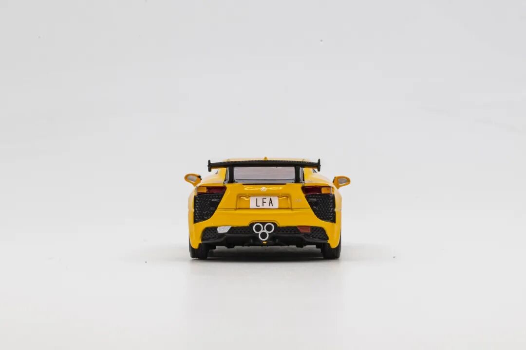 DCT 1:64 Lexus LFA Nürburgring package yellow diecast model