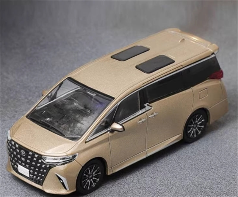 DCT Toyota New Alphard Mpv Gold RHD 1:64 Car Pre-built Model