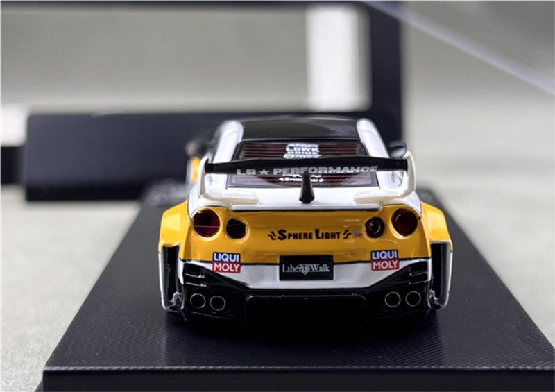 mymodelcollect Nissan 35GT-RR #23 LBWK Limited Edition lightning 1:64 Car Pre-built Model view6